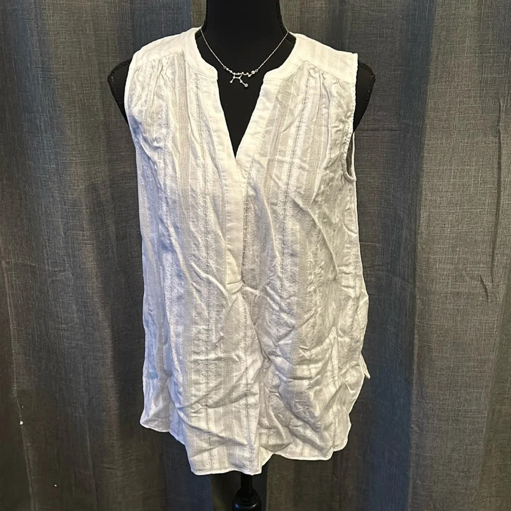 White NYDJ Blouse